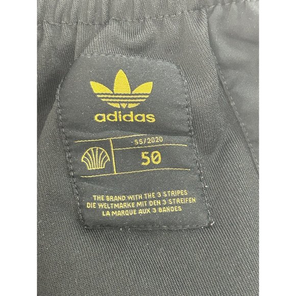 Adidas Men’s Track Pants S Black Trefoil Zip Pockets Triple Stripes Zip Ankle - Picture 7 of 16